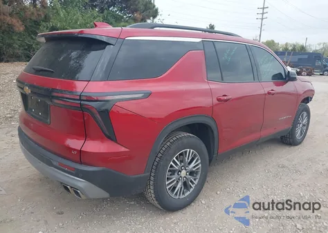 2024 Chevrolet Traverse Fwd Lt из США, поврежденный, VIN 1GNERGKS1RJ191381